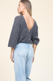 ba&sh |  Soft mohair sweater Isaac | grey  | Picture 6