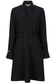 Dante6 |  Crêpe mini dress Malone | black | Picture 1