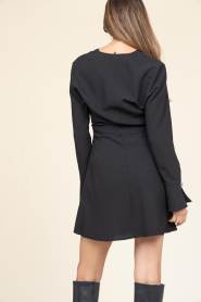 Dante6 |  Crêpe mini dress Malone | black | Picture 7