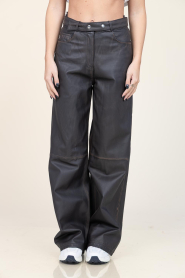 STUDIO AR |  Vintage non-stretch straight leg Kaia | dark brown | Picture 5