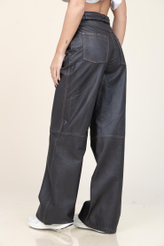 STUDIO AR |  Vintage non-stretch straight leg Kaia | dark brown | Picture 6