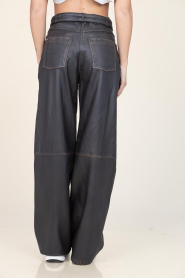 STUDIO AR |  Vintage non-stretch straight leg Kaia | dark brown | Picture 7