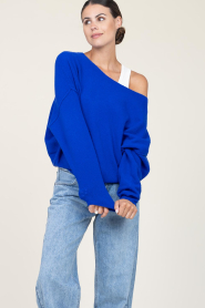 American Vintage |  Knitted sweater Damsville | indigo | Picture 5