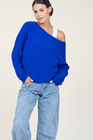 American Vintage |  Knitted sweater Damsville | indigo | Picture 4