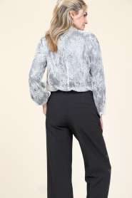 Co'Couture |  Lace top Simili | grey  | Picture 7