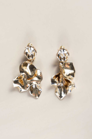 BOW19 |  Statement earrings Leaf | gold   | Picture 1