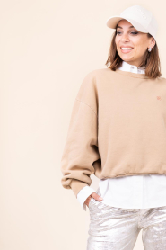 Club Soho |  Club Soho cap with logo Monique  | natural | Picture 5