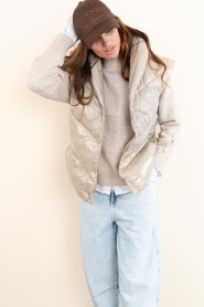 Club Soho :  Club Soho cap with logo Monique | brown - img3