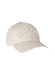 Club Soho |  Club Soho cap with logo Monique | taupe