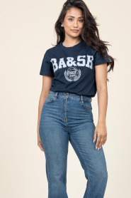 ba&sh |  T-shirt with logo Ioni | blue | Picture 3