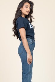 ba&sh |  T-shirt with logo Ioni | blue | Picture 5