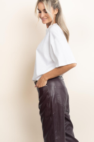 Herskind :  Oversized T-shirt Larson | white - img6