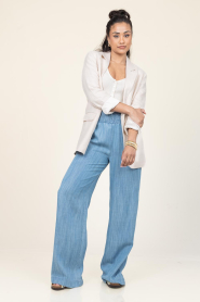 BLLMR |  Lyocell denim pants Stella | blue | Picture 3