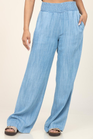 BLLMR |  Lyocell denim pants Stella | blue | Picture 5