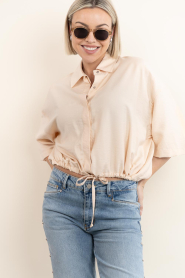 A. Kjaerbede |  Sunglasses with squared frame Zan | natural | Picture 2