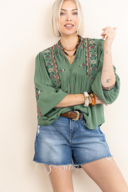 7 For All Mankind :  Denim short Monroe | blue - img4