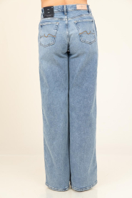 7 For All Mankind |  Mid waist wide leg jeans Lotta | blue  | Picture 6