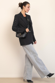 Lois Jeans |  Wide leg pants Skater L34 | grey | Picture 2