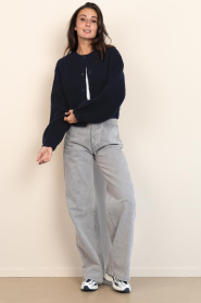 Lois Jeans |  Wide leg pants Skater L34 | grey | Picture 3