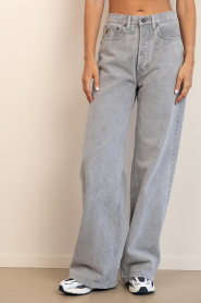 Lois Jeans |  Wide leg pants Skater L34 | grey | Picture 5