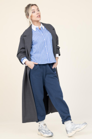 Dante6 |  Striped blouse Barique | blue  | Picture 3