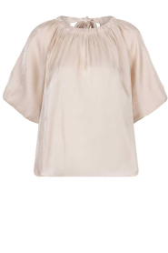 Dante6 |  Shimmer top with bow detail Simo | natural  | Picture 1