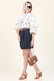 Ibana |  Embroidery blouse Tomasa | natural  | Picture 3