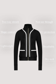 House of Gravity |  Stretch jacket Performance | black | Picture 9