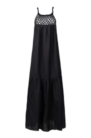 Est'Seven |  Dress with crochet details Jill | black | Picture 1