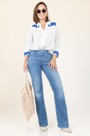 Est'Seven :  Raffia bag | beige - img4