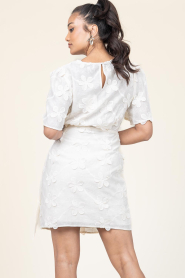 Aaiko |  Mini dress with embroidery Celina | natural | Picture 5
