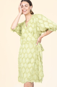 Aaiko |  Mini dress Florica | green | Picture 4