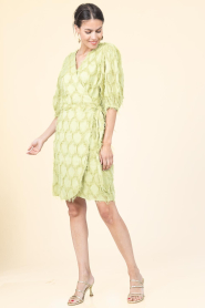 Aaiko |  Mini dress Florica | green | Picture 3