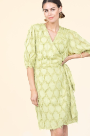 Aaiko |  Mini dress Florica | green | Picture 2