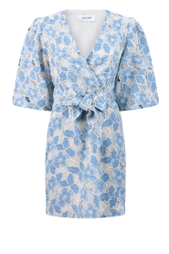 Aaiko |  Openworked mini dress Bailey | blue | Picture 1