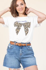 Lollys Laundry |  T-shirt with print Roma | white | Picture 4