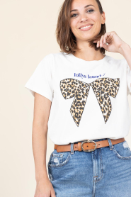 Lollys Laundry |  T-shirt with print Roma | white | Picture 5