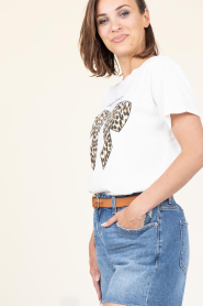 Lollys Laundry |  T-shirt with print Roma | white | Picture 6