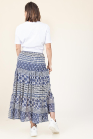 Lollys Laundry |  Viscose maxi skirt Diamond | blue | Picture 7