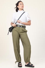 Co'Couture |  Blouse with embroidery details Kellise | white | Picture 3