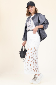 Copenhagen Muse |  Lace pencil skirt Notra | white | Picture 3