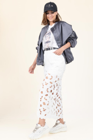 Copenhagen Muse |  Lace pencil skirt Notra | white | Picture 5