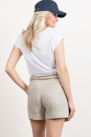 Copenhagen Muse |  Lyocell linen mix short Natuli | beige | Picture 8