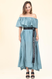 Copenhagen Muse |  Off-shoulder dress Molly | blue | Picture 2