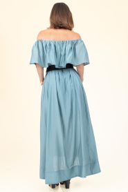 Copenhagen Muse |  Off-shoulder dress Molly | blue | Picture 6