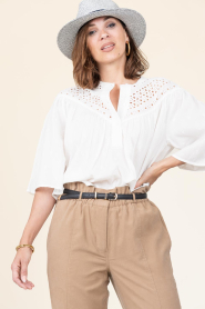 Second Female |  Embroidery blouse Ericae | white | Picture 5