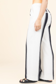 Second Female |  Linen striped pants Lie | natural | Picture 6