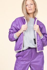 American Vintage |  Metallic jacket Wavybow | purple | Picture 4