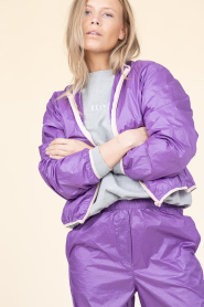 American Vintage |  Metallic jacket Wavybow | purple | Picture 5
