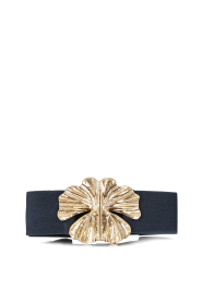 Little Soho |  Stretch belt Petal | blue | Picture 1